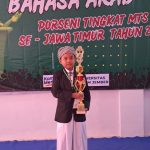 Santri MTs Pesantren Terpadu Al Fauzan Lumajang Raih Juara 2 Pidato Bahasa Arab di PORSENI MTs Jawa Timur 2025